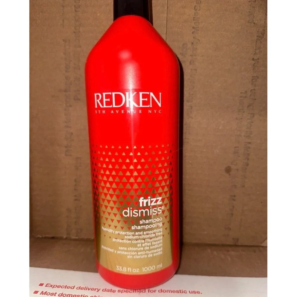 Redken Frizz Dismiss Shampoo liter 33.8 ounce Humidity Protection hair care